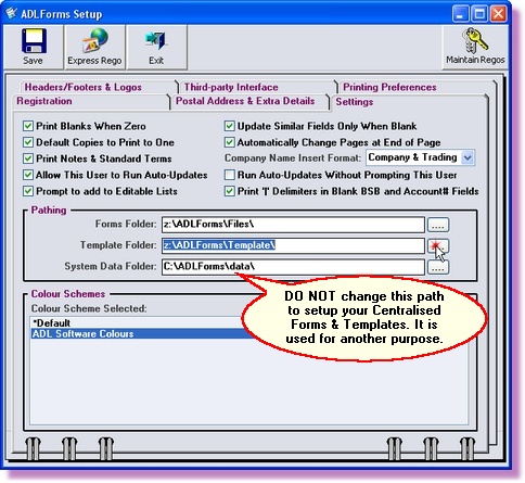 Saving to Network